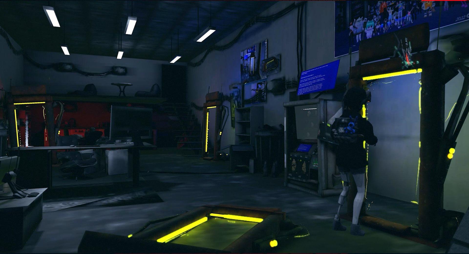 An interior in the Uncanny Alley universe.