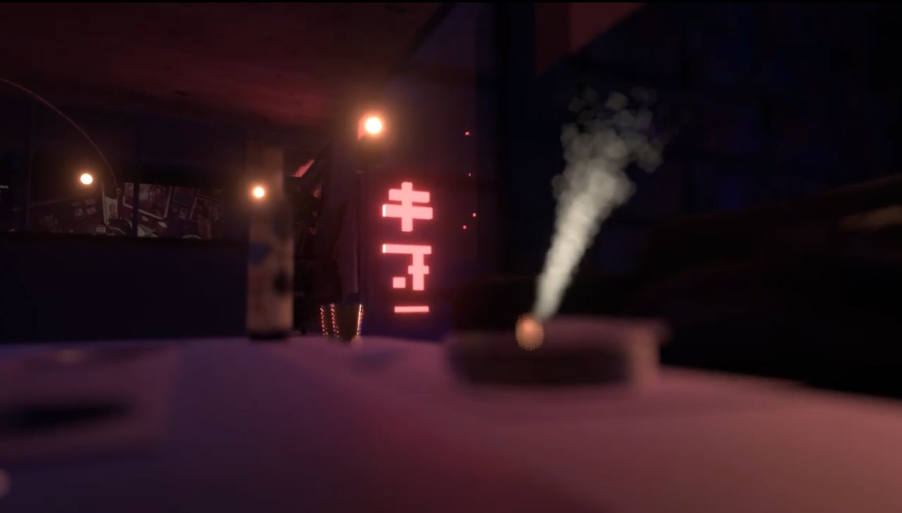 Inside the original Uncanny Alley, built in VRChat, 2020.